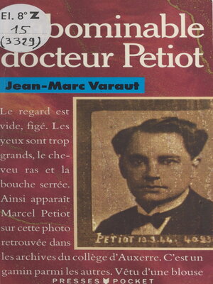 cover image of L'abominable docteur Petiot